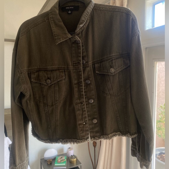 Olive surplus jacket - Picture 1 of 6